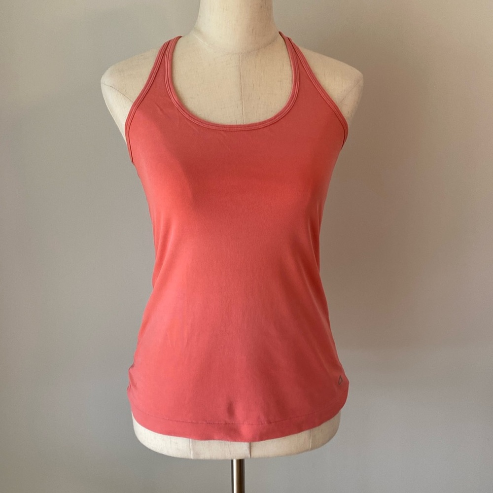 GapFit coral pink racerback tank top
